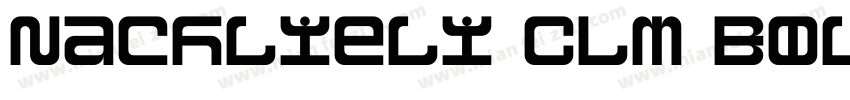 Nachlieli CLM Bold字体转换